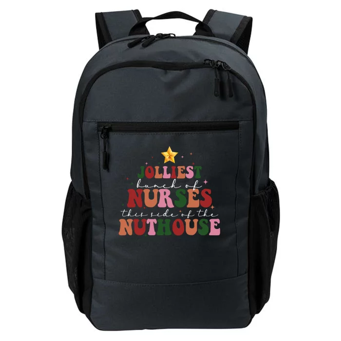 Jolliest Bunch Of Nurses Christmas Holiday Daily Commute Backpack