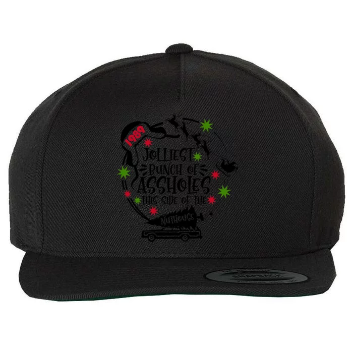 Jolliest Bunch Of Assholes Jolliest Bunch Of Christmas Vacation Classic Wool Snapback Cap