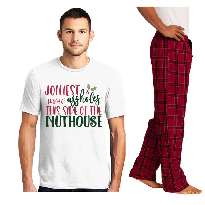 Jolliest Bunch Of Assholes Christmas Story Nuthouse Pajama Set