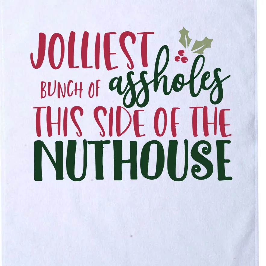 Jolliest Bunch Of Assholes Christmas Story Nuthouse Platinum Collection Golf Towel