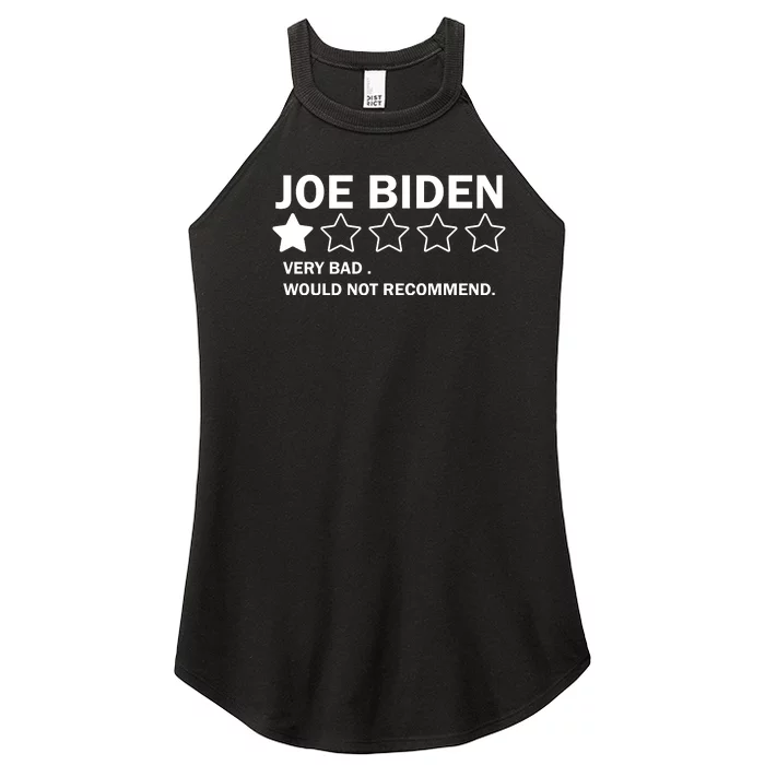 Joe Biden One Star Review Very Bad Would Not Recommend Women’s Perfect Tri Rocker Tank