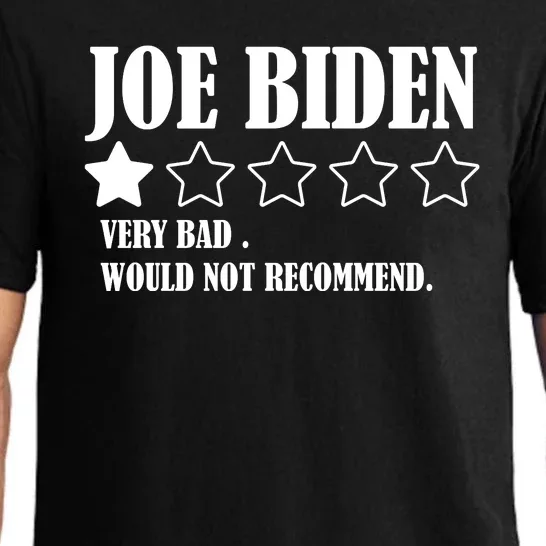 Joe Biden One Star Review Very Bad Would Not Recommend Pajama Set