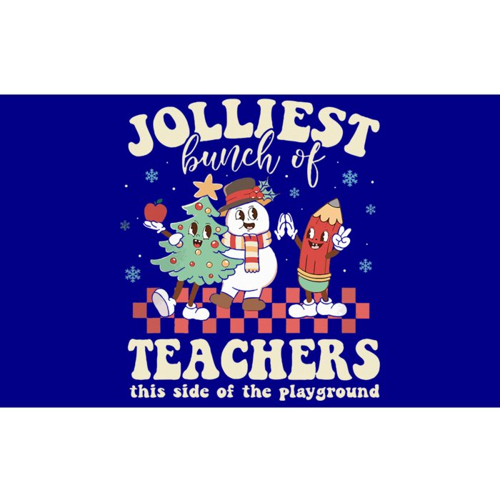 Jolliest Bunch Of Teachers This Side Of The Playground Xmas Bumper Sticker