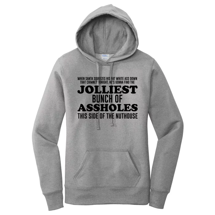 Jolliest Bunch Of Aholes Women's Pullover Hoodie