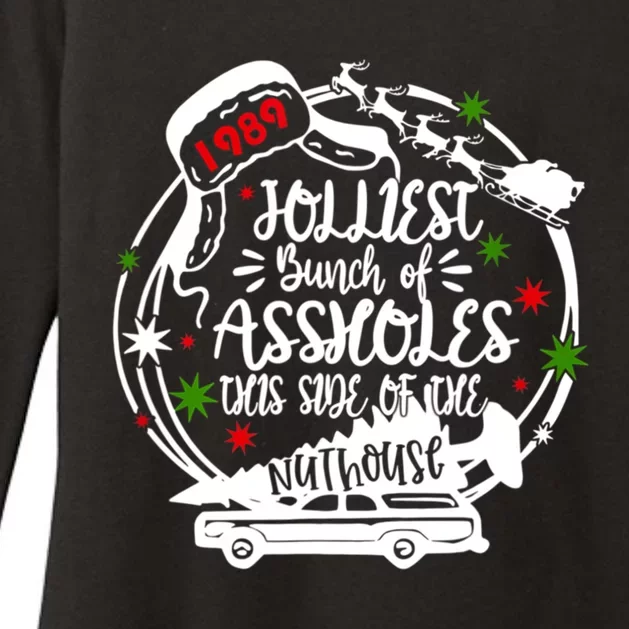 Jolliest Bunch Of Assholes This Side Of The Nut House Xmas Womens CVC Long Sleeve Shirt