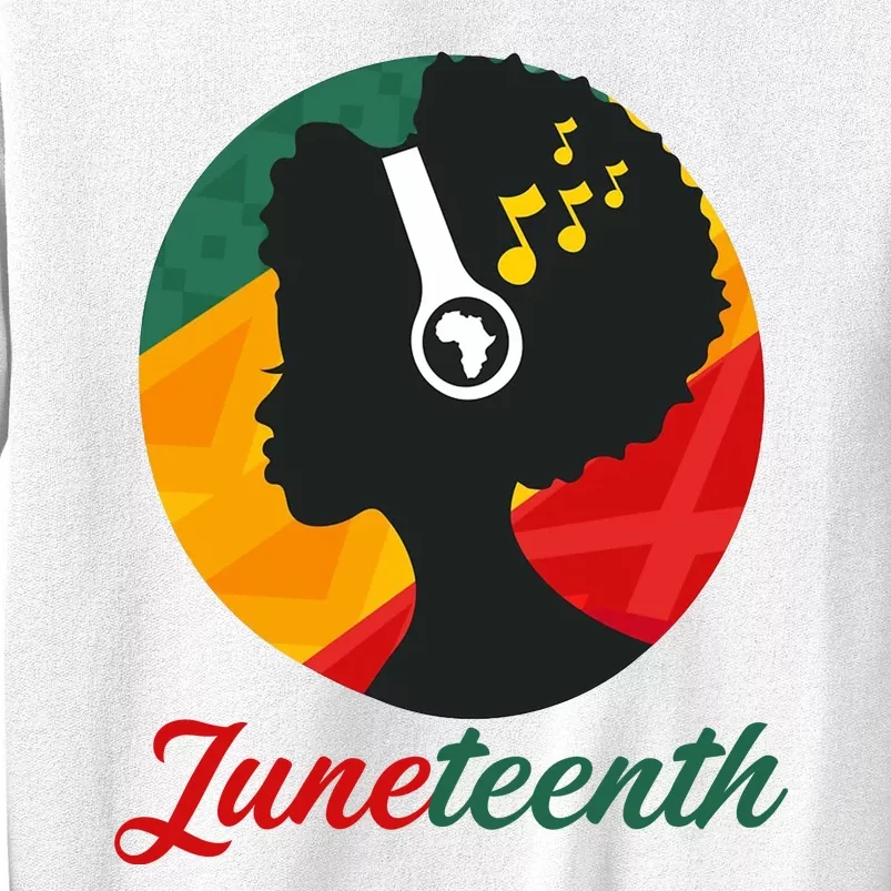 Juneteenth Black Pride Music Sweatshirt