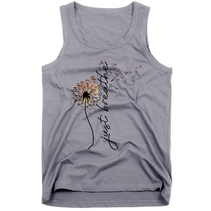 Just Breathe Positive Thoughts Gift Tank Top