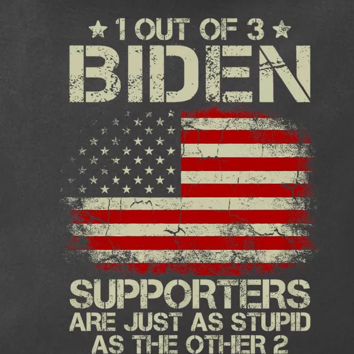 Joe Biden Patriots Voted For Trump Hbl 1 Out Of 3 Biden Supporters Are As 2 Zip Tote Bag