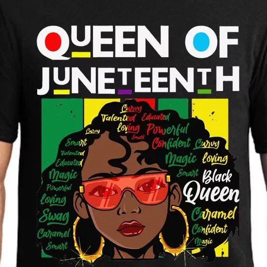 Juneteenth Black Queen Melanin Magic Sista Pajama Set