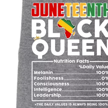 Juneteenth Black Queen Nutritional Facts Doggie 3-End Fleece Hoodie