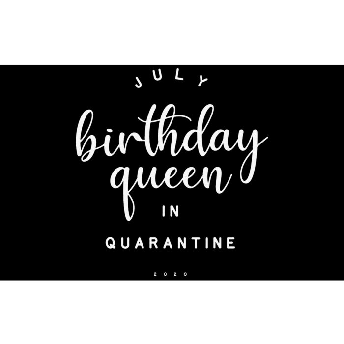 July Birthday Queen in Quarantine Cute Social Distance Gift Bumper Sticker