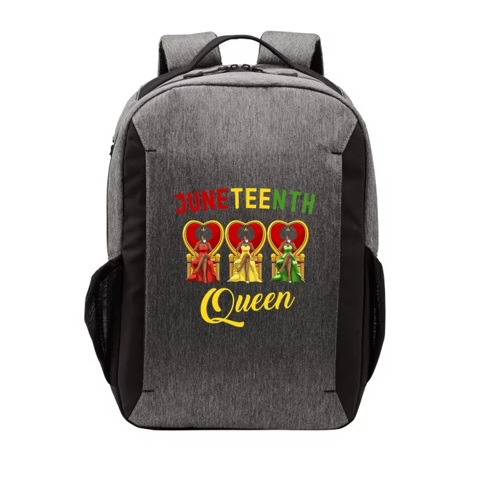 Juneteenth Black Queen Afro Melanin Girl Magic Women Black History Month Vector Backpack