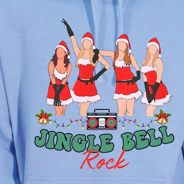 Jingle Bell Rock Girls Christmas Unisex Surf Hoodie