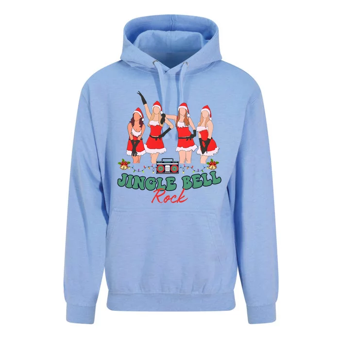 Jingle Bell Rock Girls Christmas Unisex Surf Hoodie