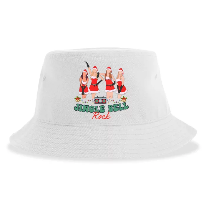 Jingle Bell Rock Girls Christmas Sustainable Bucket Hat