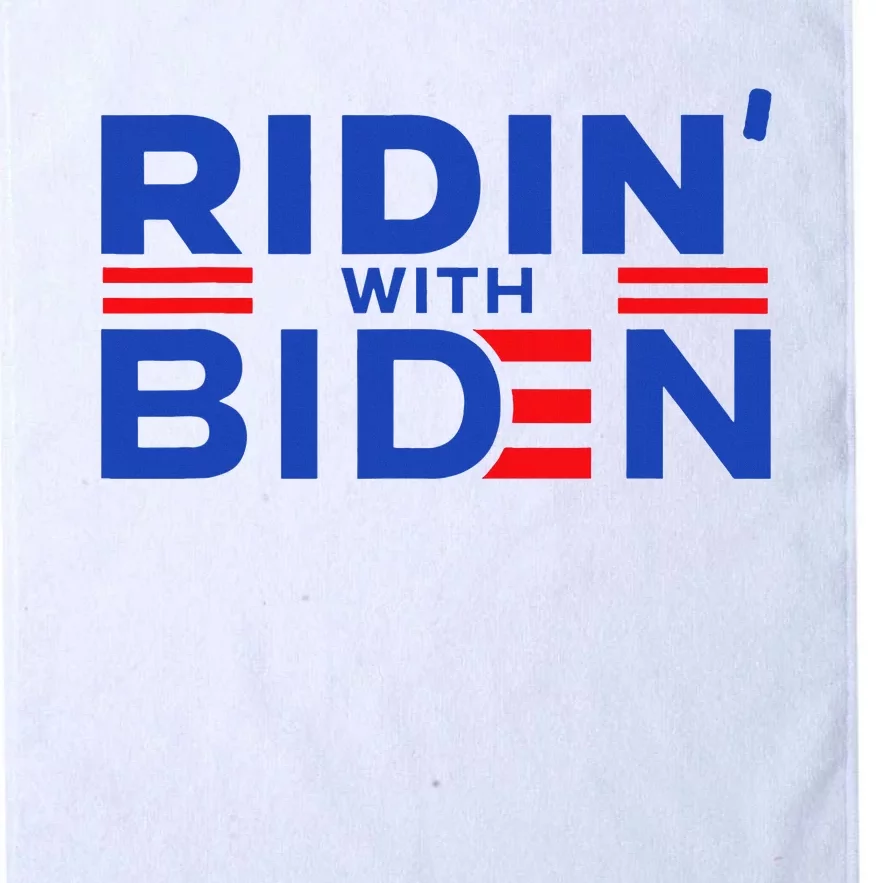 Joe Biden Ridin With Biden Funny Riding With Biden Platinum Collection Golf Towel