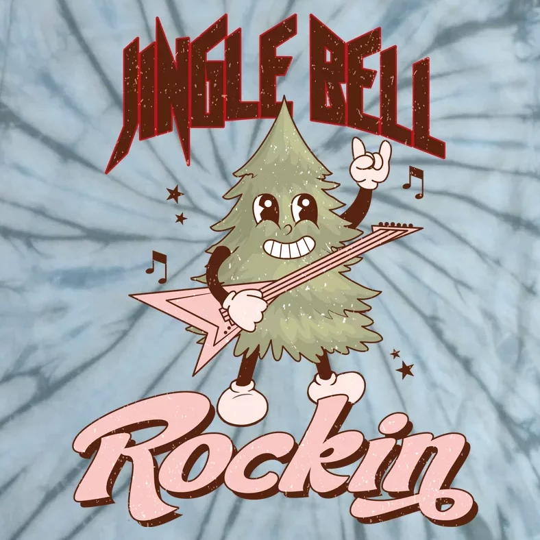 Jingle Bell Rockin Guitar Tree Tie-Dye T-Shirt