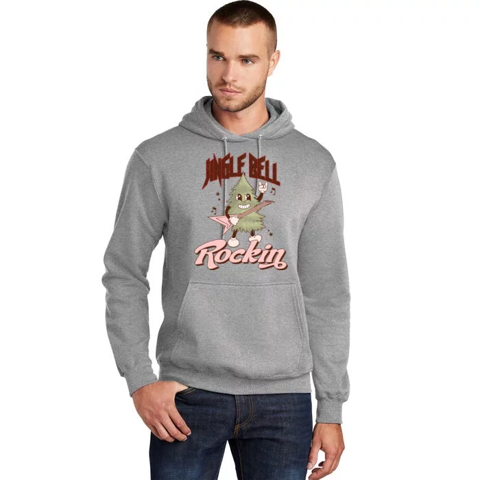 Jingle Bell Rockin Guitar Tree Tall Hoodie