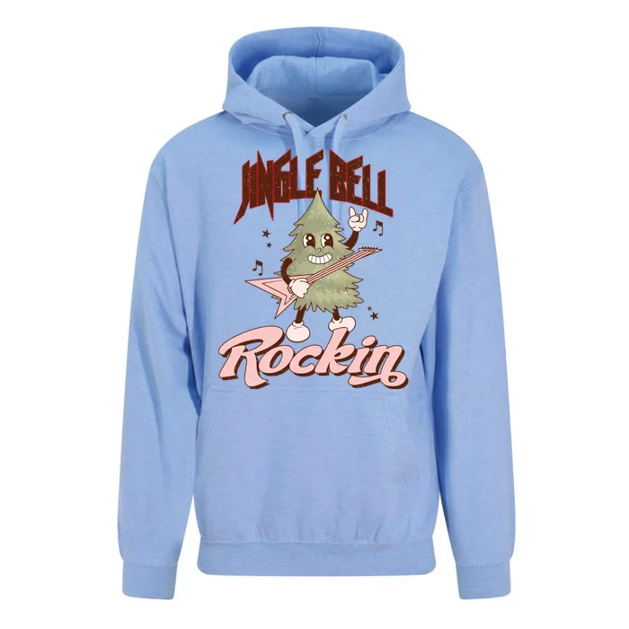 Jingle Bell Rockin Guitar Tree Unisex Surf Hoodie