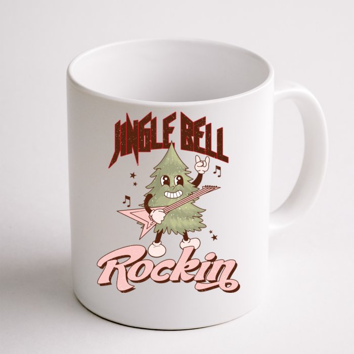 Jingle Bell Rockin Guitar Tree Front & Back Coffee Mug