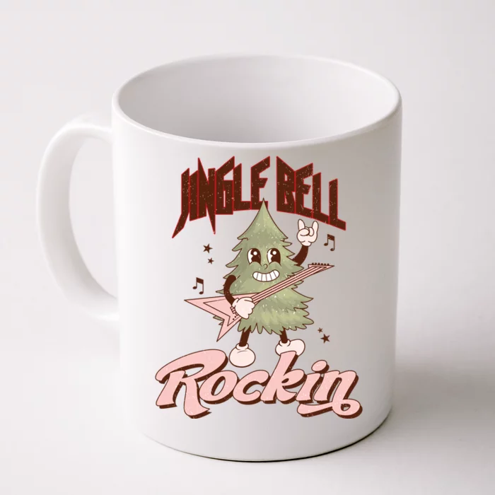 Jingle Bell Rockin Guitar Tree Front & Back Coffee Mug