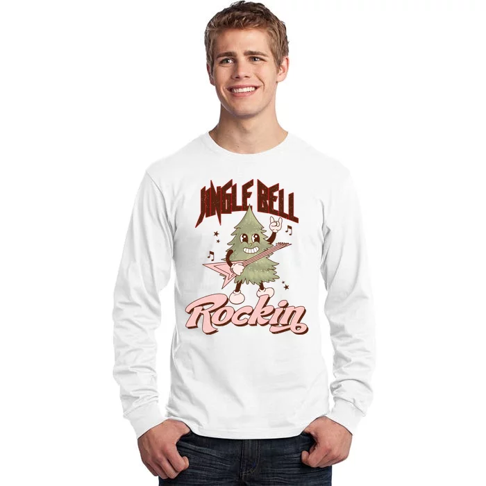 Jingle Bell Rockin Guitar Tree Tall Long Sleeve T-Shirt