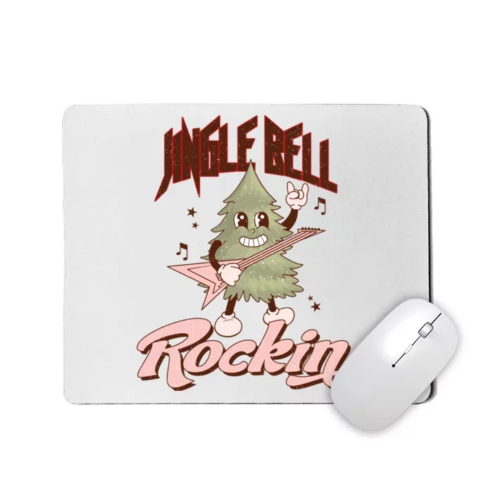 Jingle Bell Rockin Guitar Tree Mousepad