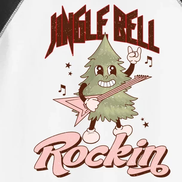 Jingle Bell Rockin Guitar Tree Toddler Fine Jersey T-Shirt