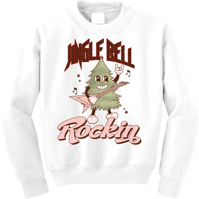 Jingle Bell Rockin Guitar Tree Kids Sweatshirt