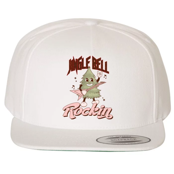 Jingle Bell Rockin Guitar Tree Wool Snapback Cap