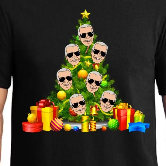 Joe Biden Rockin Around The Christmas Tree Pajama Set