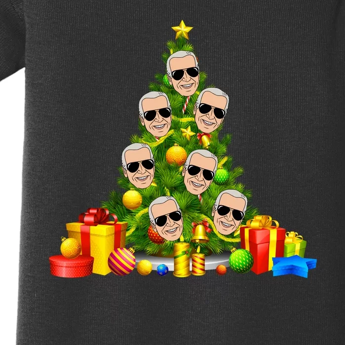 Joe Biden Rockin Around The Christmas Tree Baby Bodysuit