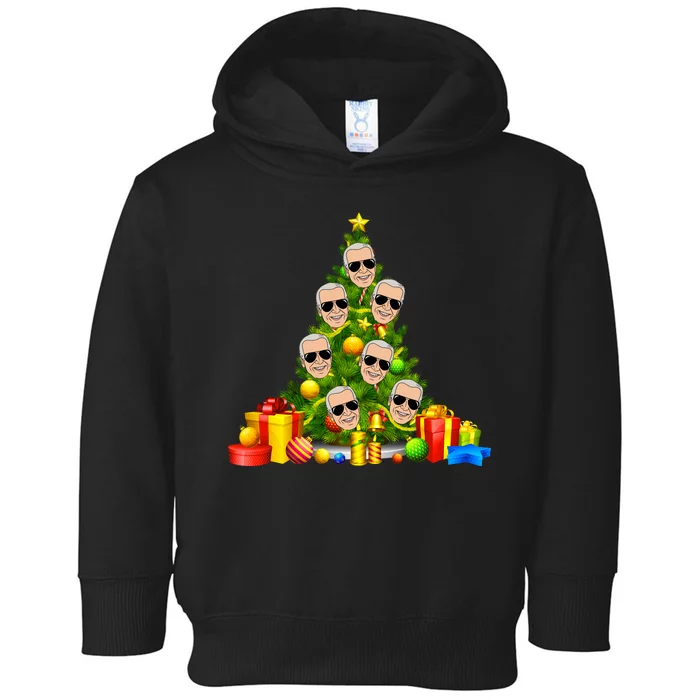 Joe Biden Rockin Around The Christmas Tree Toddler Hoodie