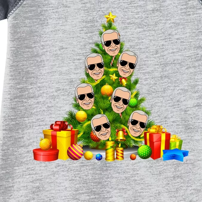 Joe Biden Rockin Around The Christmas Tree Infant Baby Jersey Bodysuit