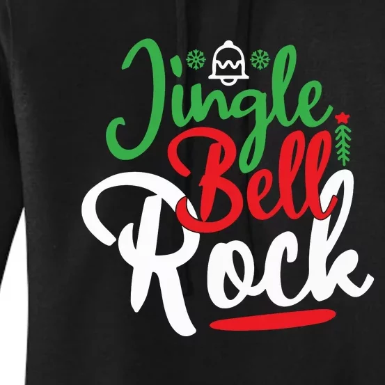 Jingle Bell Rock Christmas Women's Pullover Hoodie