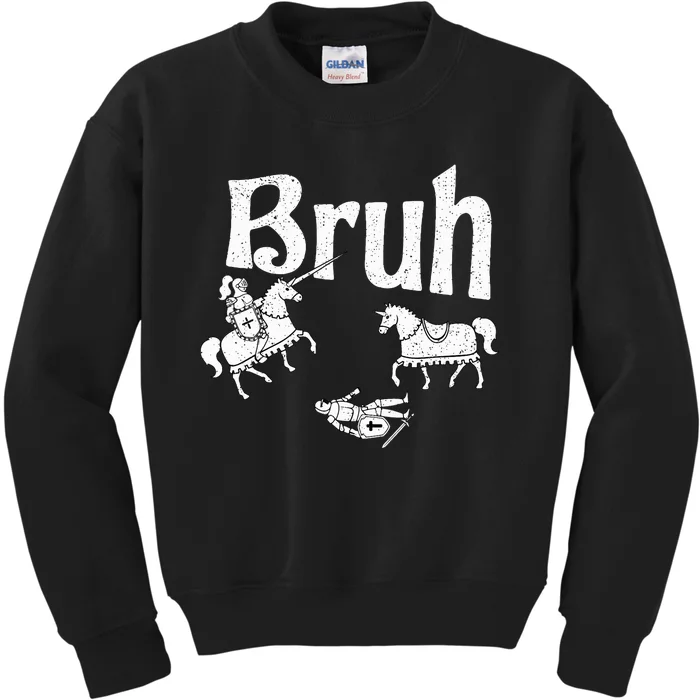 Jousting Bro Renaissance Festival Medieval Kids Sweatshirt