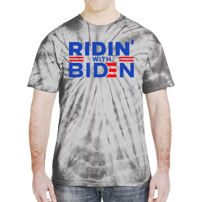 Joe Biden Ridin With Biden Riding With Biden Tie-Dye T-Shirt