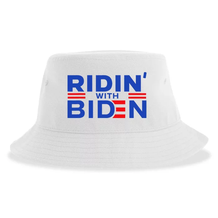 Joe Biden Ridin With Biden Riding With Biden Sustainable Bucket Hat