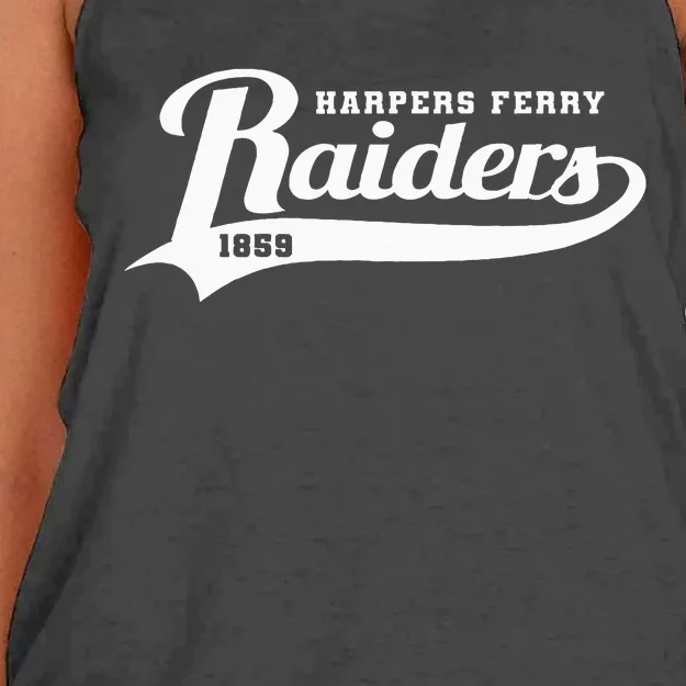 John Brown Raid Harpers Ferry Women's Knotted Racerback Tank