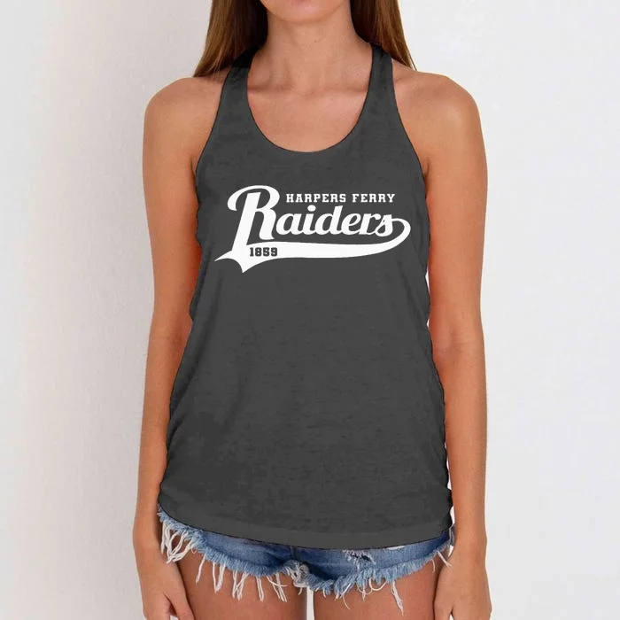 John Brown Raid Harpers Ferry Women's Knotted Racerback Tank