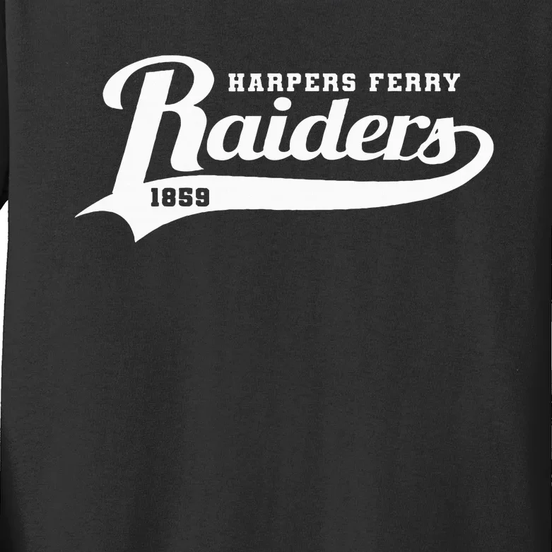 John Brown Raid Harpers Ferry Kids Long Sleeve Shirt