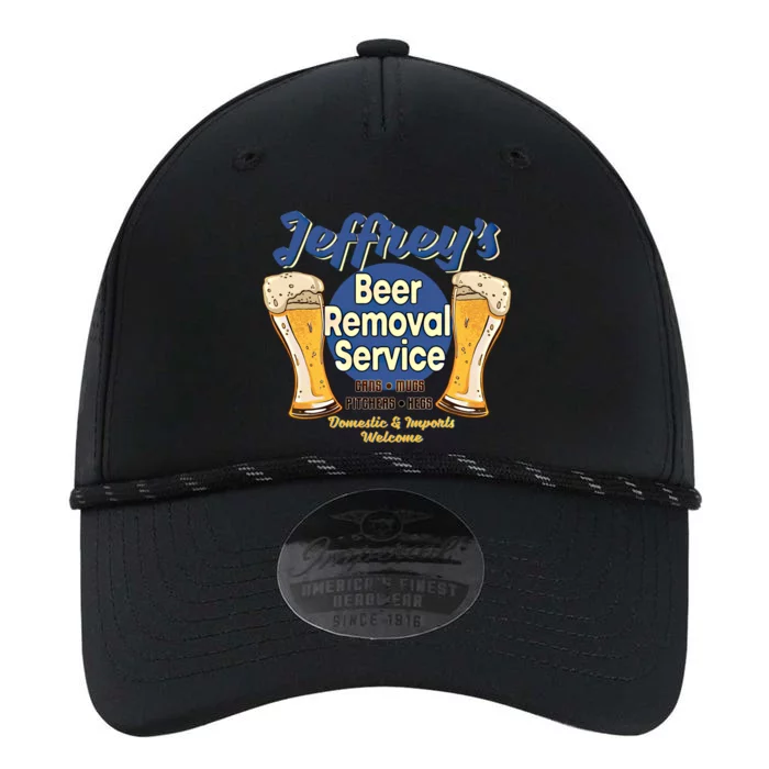 Jeffrey's Beer Removal Service Funny Party Ing Gift Performance The Dyno Cap