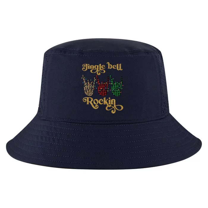 Jingle Bell Rockin Merry Christmas Santa Rock Fan Funny Gift Xmas Gift Cool Comfort Performance Bucket Hat