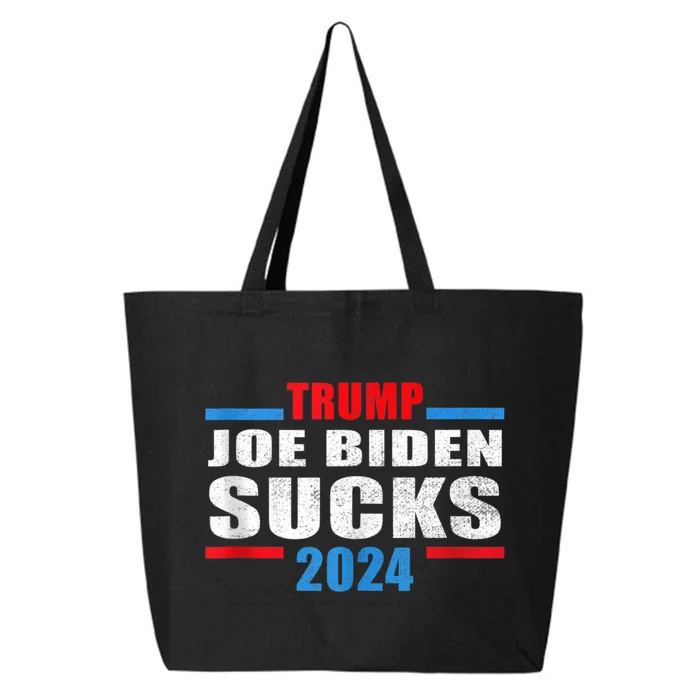 Joe Biden Sucks Funny AntiBiden Election ProTrump 2024 25L Jumbo Tote