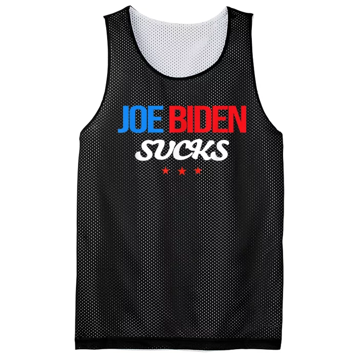 Joe Biden Sucks Funny Anti Joe Biden Mesh Reversible Basketball Jersey Tank