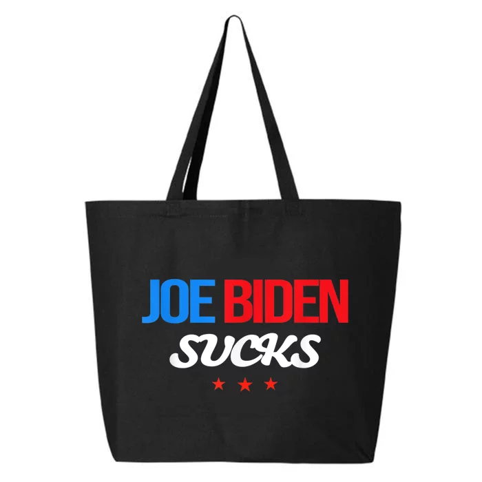 Joe Biden Sucks Funny Anti Joe Biden 25L Jumbo Tote