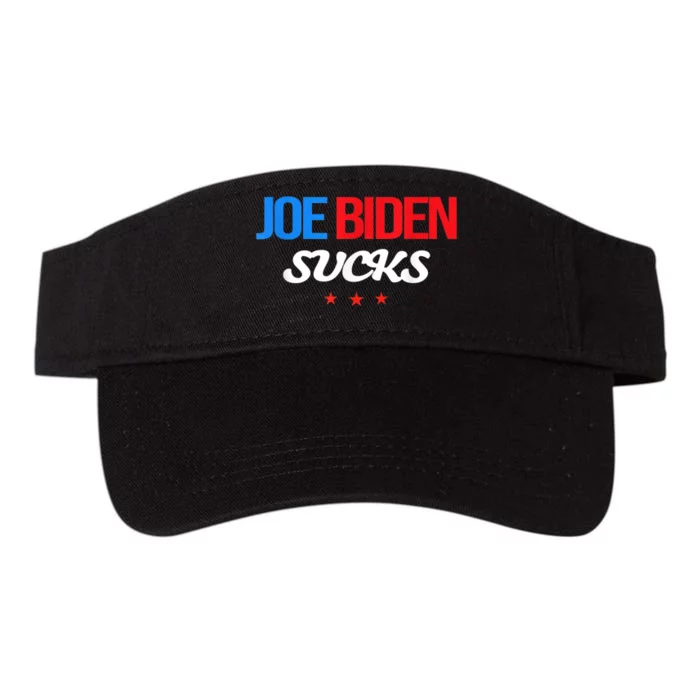 Joe Biden Sucks Funny Anti Joe Biden Valucap Bio-Washed Visor