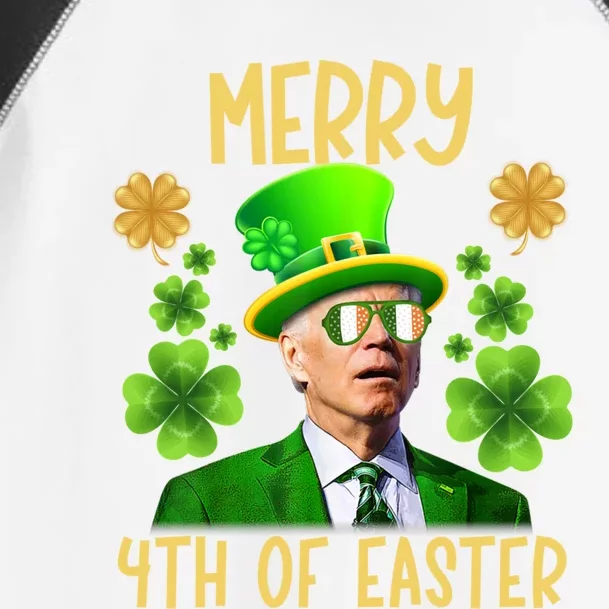 Joe Biden St Patricks Day Merry 4th Of Easter Sarcastic Meaningful Gift Toddler Fine Jersey T-Shirt