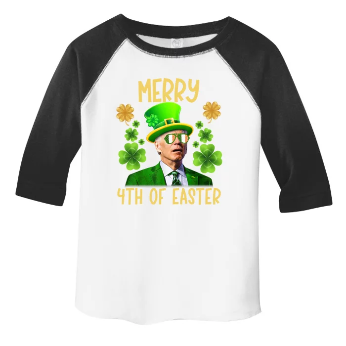 Joe Biden St Patricks Day Merry 4th Of Easter Sarcastic Meaningful Gift Toddler Fine Jersey T-Shirt