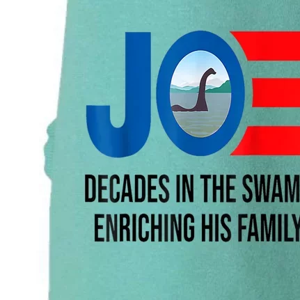 Joe Biden Swamp Monster Enrich Family Anti Liberal Democrats Doggie 3-End Fleece Hoodie